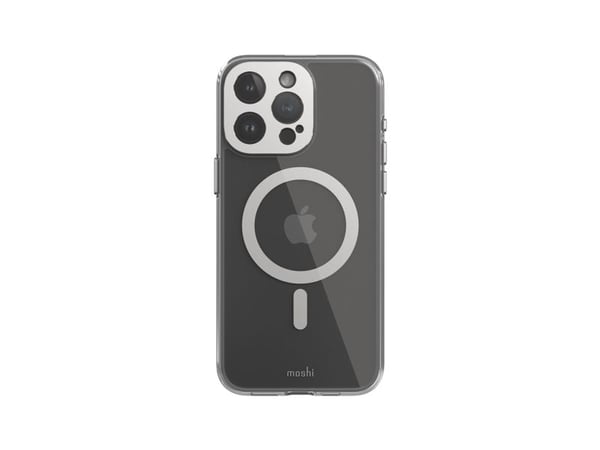 Moshi iGlaze for iPhone 15 Pro Max - Lunar Silver