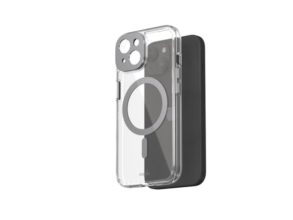 Moshi iGlaze för iPhone 15 - Meteorite gray