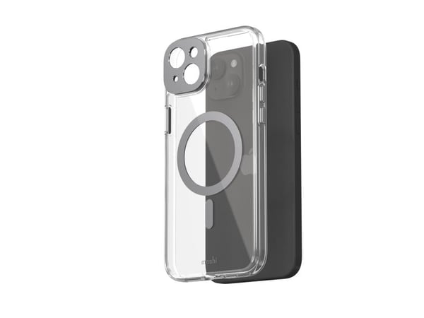 Moshi iGlaze till iPhone 15 Plus - Meteorite gray