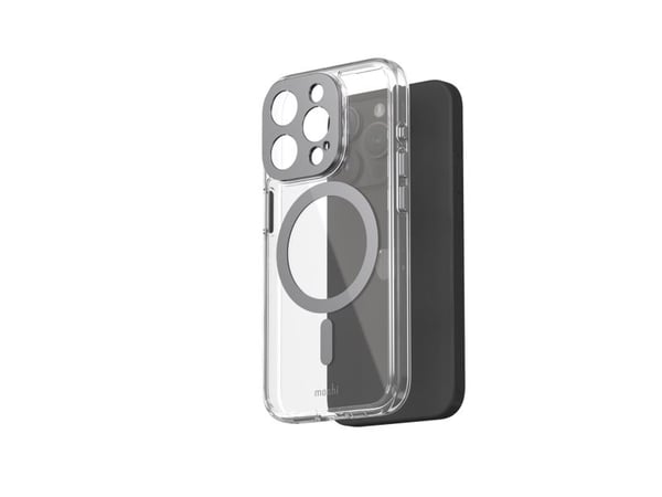 Moshi iGlaze till iPhone 15 Pro - Meteorite gray