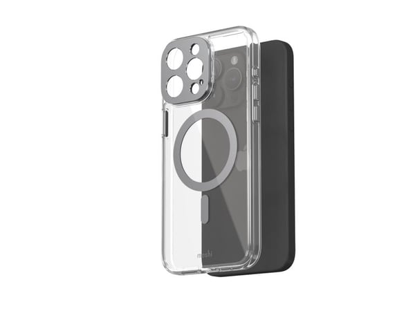 Moshi iGlaze för iPhone 15 Pro Max - meteorite gray