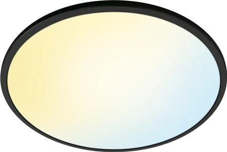 WiZ taklampa SuperSlim svart - Smart LED - Varm till kallvitt - integrerad LED - 22W - Wi-Fi