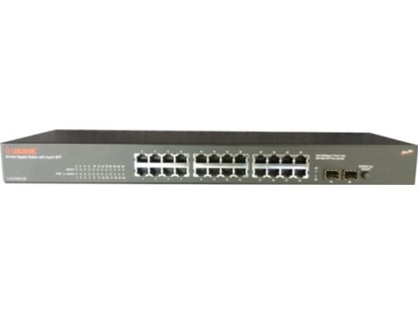 Longshine LCS-GS9126 - Switch - 24 x 10/100/1000 + 2 x SFP - rackmonterbar