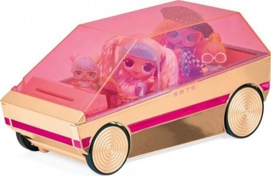 L.O.L. Surprise! 3-in-1 Party Cruiser, Nukkeauto, 4 vuotta, paristot vaaditaan