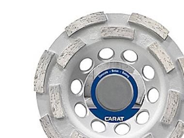 Carat kopsten beton Ø125x22,2 - Kopsten til slibning af beton og hårde stentyper.