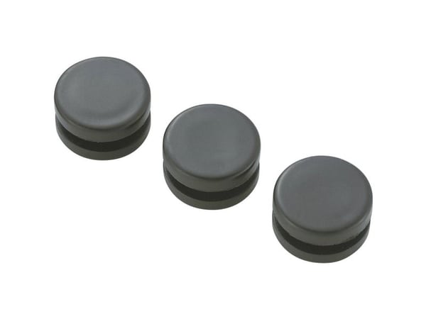 TRU COMPONENTS TC-GMCQR-1108203 Kaapelin läpivienti suljettu Asennusreikä: 10,9 mm Kiinnikkeen halkaisija (max.): 7,8 mm Levyn paksuus (max.): 2,3 ...