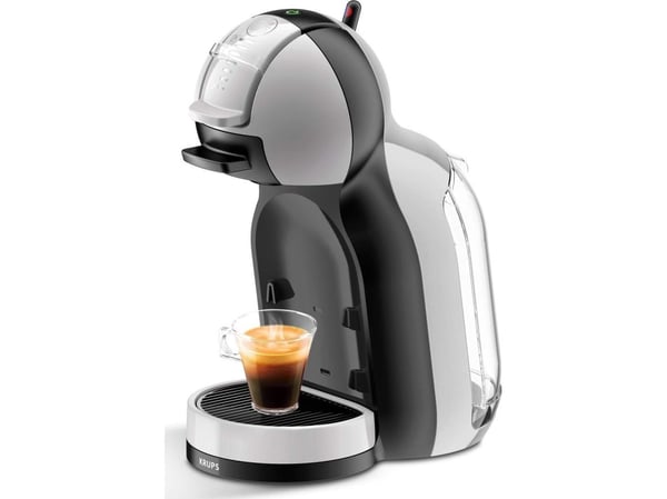 Krups Mini Me KP123, Kuddmatad kaffebryggare, 0,8 l, Kaffekapslar, 1500 W, Svart, Rostfritt stål