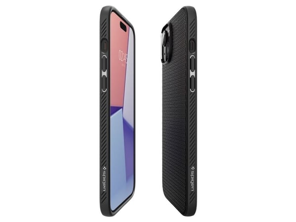 Spigen ACS06790, Suojus, Apple, iPhone 15, 15,5 cm (6.1"), Musta