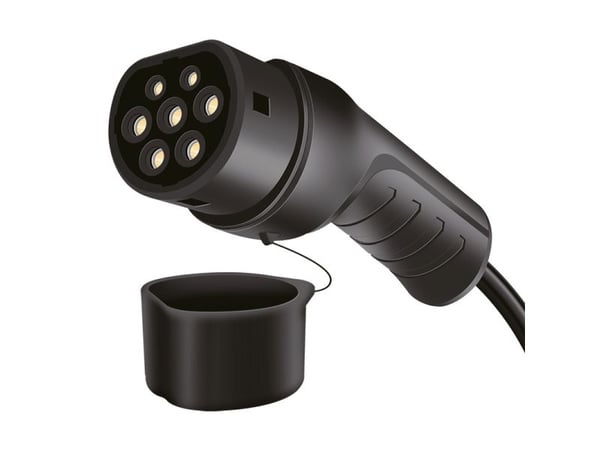 LogiLink EVC0123, svart, typ 2, typ 2, svart, rak, rak
