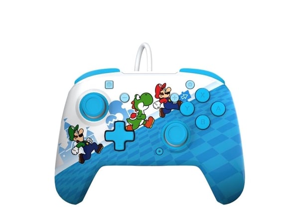 PDP Rematch: Mario Escape, Gamepad, Nintendo Switch, Nintendo Switch Lite, Nintendo Switch OLED, D-pute, Hjem-knapp, Analog/digital, Koblet med led...