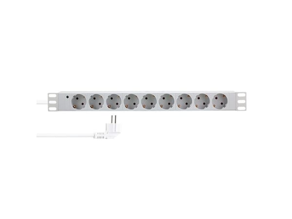 LogiLink PDU9C05, 9 AC-utganger, PDU, 230 V, 50 Hz, 16 A, 3600 W