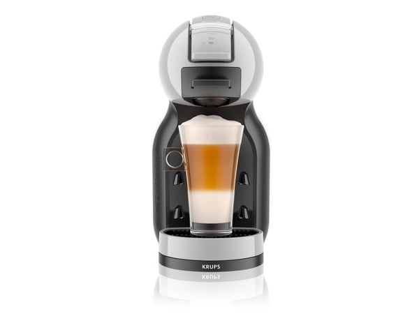 Krups Mini Me KP123, Kapsel kaffemaskine, 0,8 L, Kaffekapsel, 1500 W, Sort, Rustfrit stål