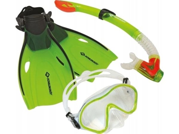 SCHILDKRÖT Junior snorkelsett "Bermuda", størrelse: 27-32 Snorkel: silikon munnstykke, justerbar snorkel - 1 stk (940001)
