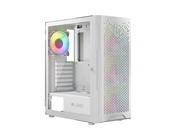 Logic ARAMIS ARGB MINIDI USB 3.0 -kotelo valkoinen