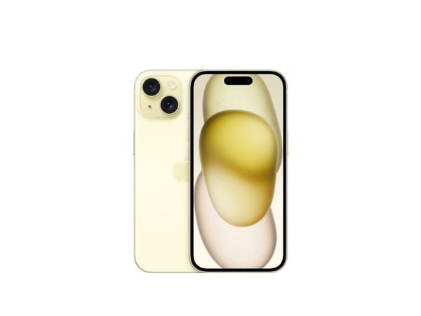 Apple iPhone 15 - 5G smartphone - dobbelt-SIM / Internminne 512 GB - OLED-display - 6.1" - 2556 x 1179 piksler - 2x bakkameraer 48 MP, 12 MP - fron...