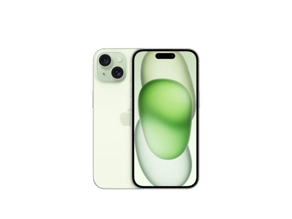 Apple iPhone 15 - 5G smartphone - dobbelt-SIM / Internminne 512 GB - OLED-display - 6.1" - 2556 x 1179 piksler - 2x bakkameraer 48 MP, 12 MP - fron...
