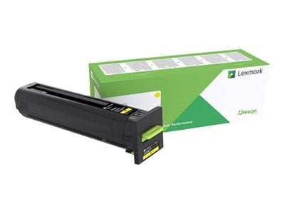 Lexmark - Extra High Capacity - gul - original - tonerpatron LCCP, Lexmark Corporate - for Lexmark CS820de, CS820dte, CS820dtfe