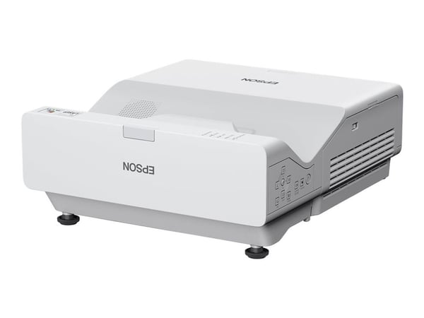 Epson EB-760WI - 3 LCD-projektor - 4100 lumen (hvit) - 4100 lumen (farge) - WXGA (1280 x 800) - 16:10 - ultrakortkast linse - 802.11a/b/g/n/ac tråd...