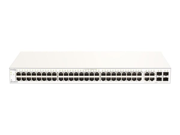 D-Link Nuclias Cloud-Managed DBS-2000-52 - Switch - 48 x 10/100/1000 + 4 x kombo-SFP