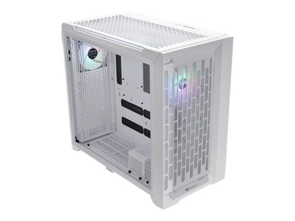 Thermaltake CTE C750 TG ARGB Snow - FT - utvidet ATX (E-ATX) - sidepanel med vindu (herdet glass) - ingen strømforsyning (PS/2) - hvit - USB/lyd