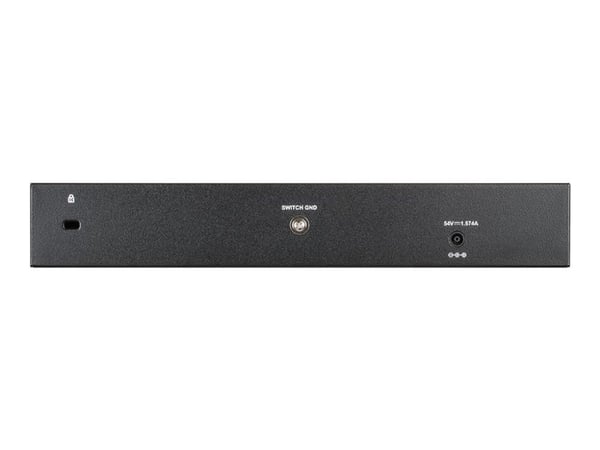 D-Link DGS 2000-10P - Switch - L3 - Styrt - 8 x 10/100/1000 (PoE+) + 2 x kombo for Fast Ethernet/Gigabit SFP - rackmonterbar - PoE+ (65 W)