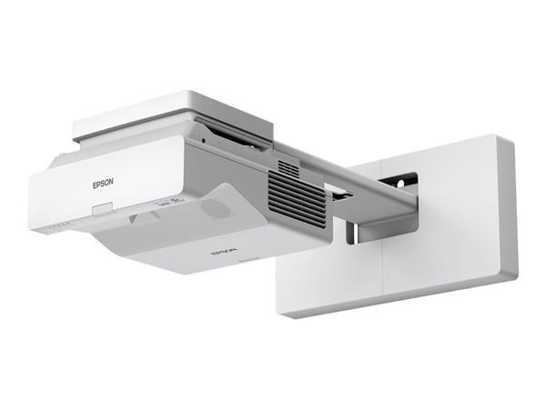 Epson EB-760WI - 3 LCD-projektor - 4100 lumen (hvit) - 4100 lumen (farge) - WXGA (1280 x 800) - 16:10 - ultrakortkast linse - 802.11a/b/g/n/ac tråd...