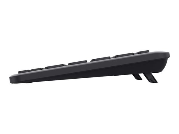 Trust Lyra - Tastatur - trådløs - 2.4 GHz, Bluetooth 5.0 - plastfri emballasje