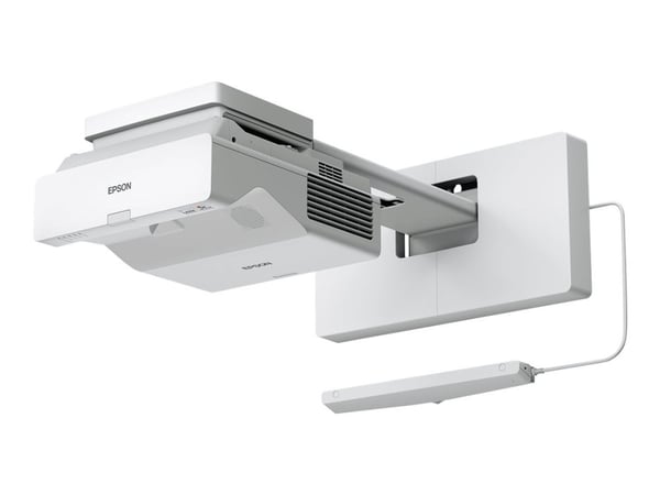 Epson EB-760WI - 3 LCD-projektor - 4100 lumen (hvit) - 4100 lumen (farge) - WXGA (1280 x 800) - 16:10 - ultrakortkast linse - 802.11a/b/g/n/ac tråd...