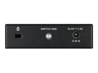D-Link DES 1005P - Switch - ikke-styrt - 4 x 10/100 + 1 x 10/100 (PoE) - stasjonær - PoE