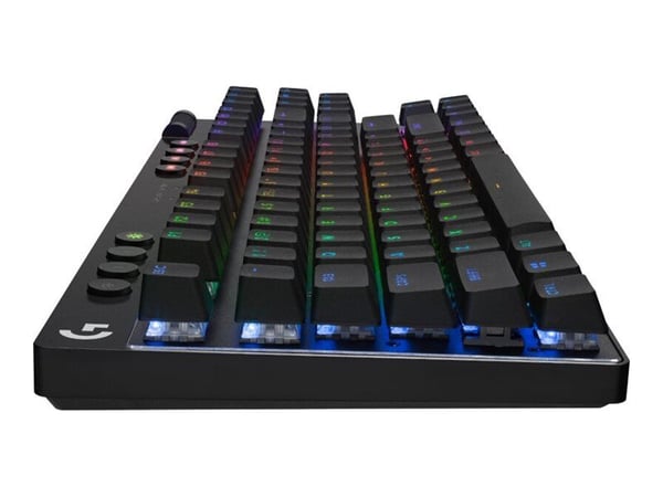 Logitech G PRO X - Näppäimistö - avaimeton - pussiton - Bluetooth, 2,4 GHz - tastkontakt: GX Red Linear - lajittelu
