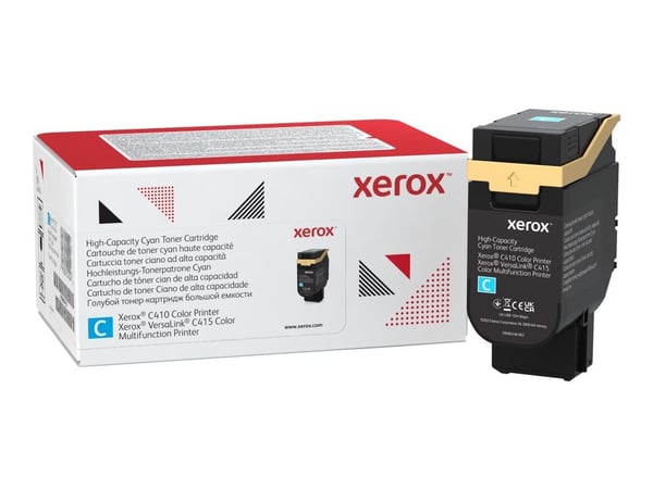 Xerox - Høykapasitets - cyan - original - boks - tonerpatron Use and Return - for Xerox C410; VersaLink C415/DN, C415V_DN