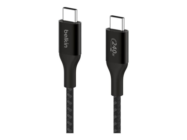 Belkin CAB015bt1MBK, 1 m, USB C, USB C, USB 2.0, Musta