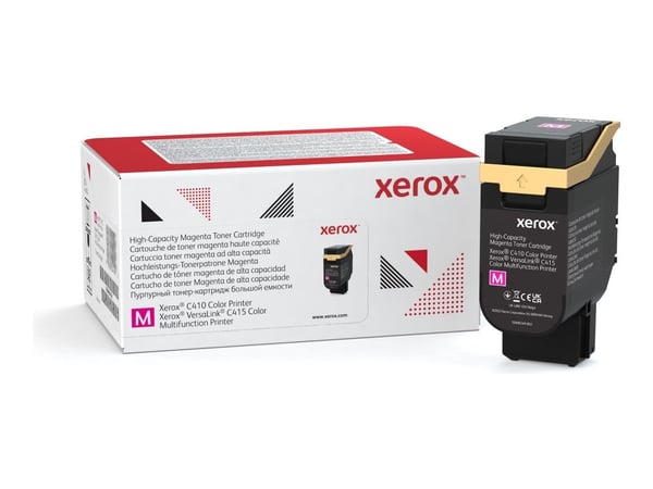 Xerox - Høykapasitets - magenta - original - boks - tonerpatron Use and Return - for Xerox C410; VersaLink C415/DN, C415V_DN