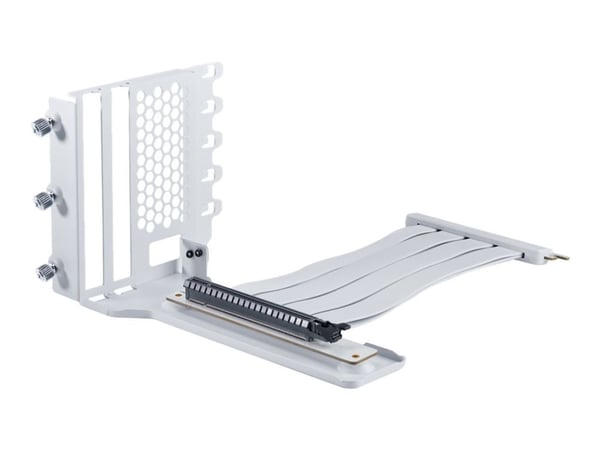 Phanteks PHANTEKS Vertikalt GPU-fäste II + PCI-E 4.0 x16 riser flatkabel, 22 cm - svart