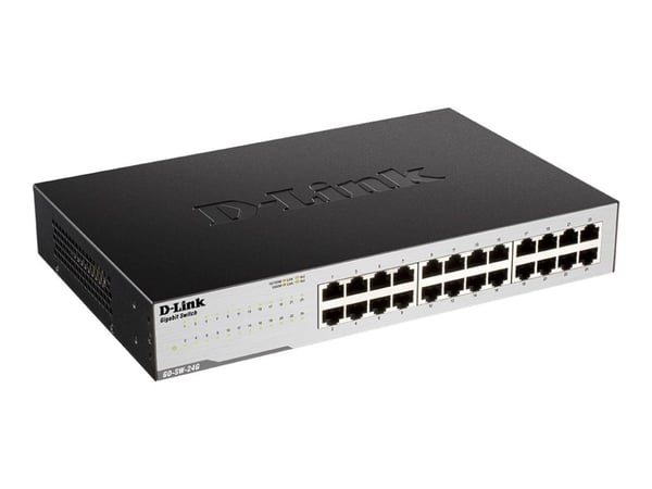 D-Link GO-SW-24G - Switch - ikke-styrt - 24 x 10/100/1000 - stasjonær