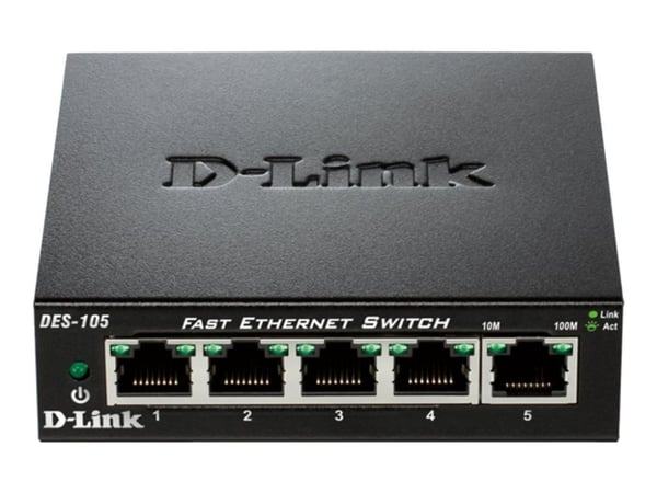 D-Link DES-105, Uhåndtert, L2, Full tosidig