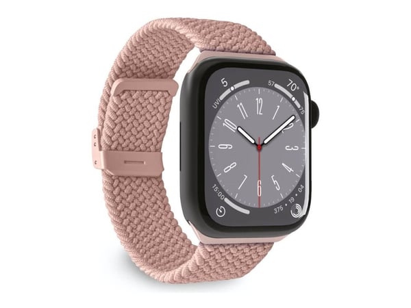 Puro Loop - Sløyfe for smart armbåndsur - 130 - 220 mm - rosa - for Apple Watch Hermès Series 9, SE 3, Series 10, Series 11, Series 8, Series 9
