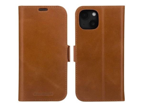 dbramante1928 Copenhagen, Folio-kotelo, Apple, iPhone 15 Plus, Ruskea
