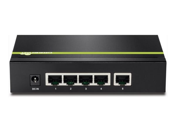 TRENDnet TPE S50 - Switch - ikke-styrt - 4 x 10/100 (PoE) + 1 x 10/100 - stasjonær - PoE (31 W)
