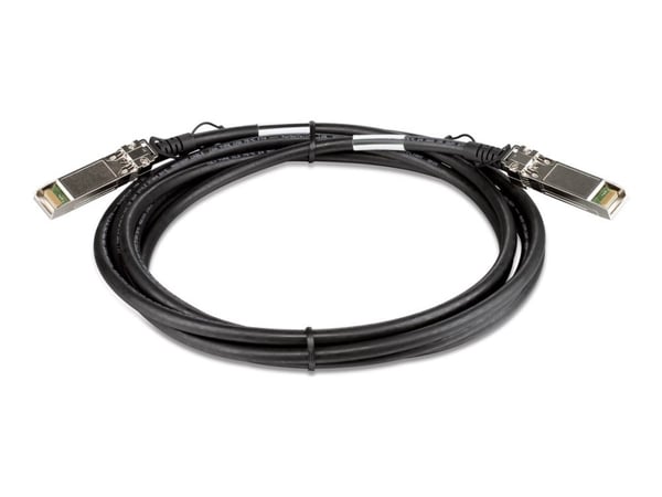 D-Link Direct Attach Cable - Stacking-kaapeli - SFP+ til SFP+ - 3 m - D-Link Data Center 10; DGS 3630; DXS 1100, 1210, 3400, 3600; Web Smart DXS-12...