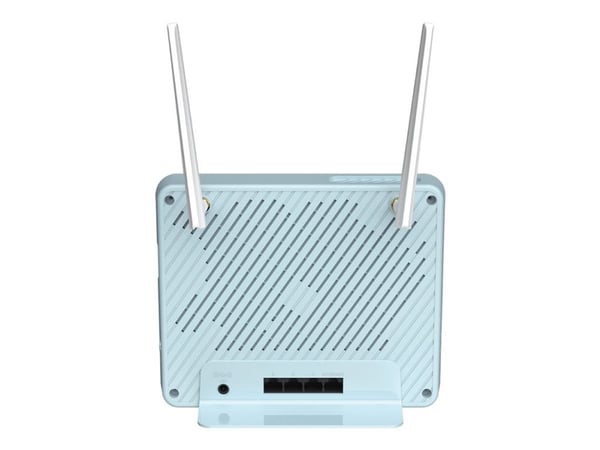 D-Link EAGLE PRO AI G416 - Trådløs ruter 3-portssvitsj - 1GbE - Wi-Fi 6 - Dobbeltbånd - 3G, 4G