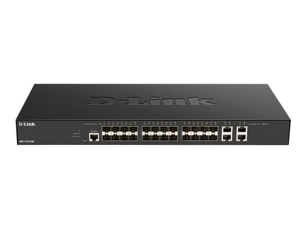 D-Link DXS 1210-28S - Switch - smart - 24 x 10GBase-X + 4 x 10Gb Ethernet - rackmonterbar
