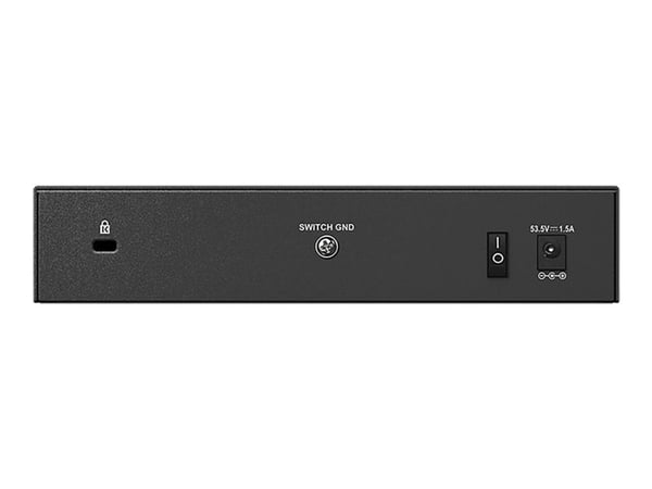 D-Link DGS 1008P - Switch - ikke-styrt - 4 x 10/100/1000 (PoE) + 4 x 10/100/1000 - stasjonær - PoE