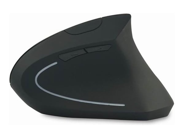 Acer - Mus - ergonomisk - vertikal - høyrehendt - optisk - 6 knapper - trådløs - 2.4 GHz - USB trådløs mottaker - svart - for Chromebook Tab 311; C...