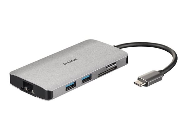 D-Link DUB-M810 - Dockningsstation - USB-C / Thunderbolt 3 - HDMI - 1GbE