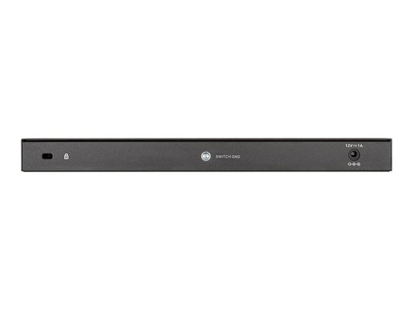 D-Link DGS 1016S - Switch - ikke-styrt - 16 x 10/100/1000 - stasjonær - DC-strøm