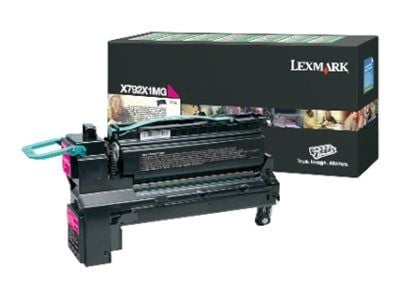 Lexmark X792 Magenta, 20000 sivua, Magenta, 1 kpl