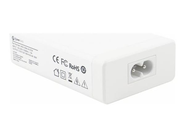 CoreParts MBXUSBA-AC0004, Sisätila, AC, 5 V, 2,4 A, Valkoinen