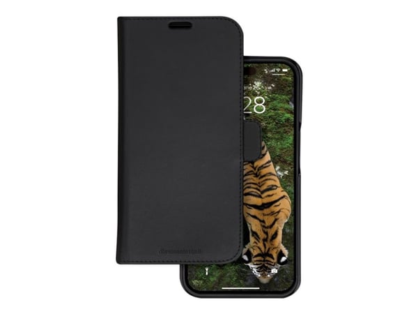 dbramante1928 Lynge, Folio-kotelo, Apple, iPhone 15 Plus, Musta