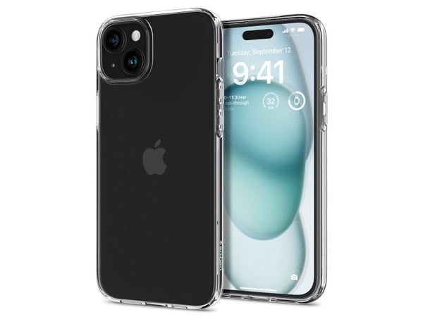 Spigen ACS06786, Etui, Apple, iPhone 15, 15,5 cm (6.1"), Gjennomsiktig
